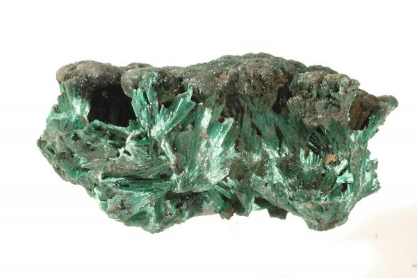 Malachite fibreuse, soyeuse et brillante- Lubumbashi - Rep. Dem. du Congo