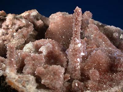 Pseudomorphose de fluorite en quartz